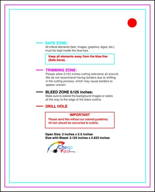 Hangtags 2inx2.5in L Back guideline preview