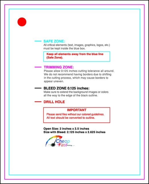 Hangtags 2inx2.5in R Back guideline preview