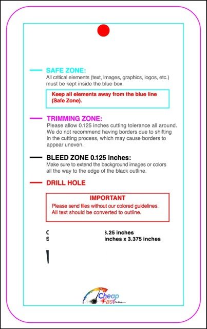 Hangtags 2inx3.25in V C Round Back guideline preview