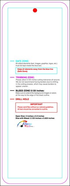 Hangtags 2inx5.5in C Round Front guideline preview