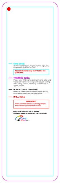 Hangtags 2inx6.25in L Round Front guideline preview