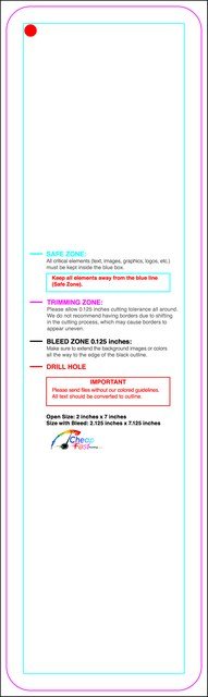 Hangtags 2inx7in L Round Front guideline preview