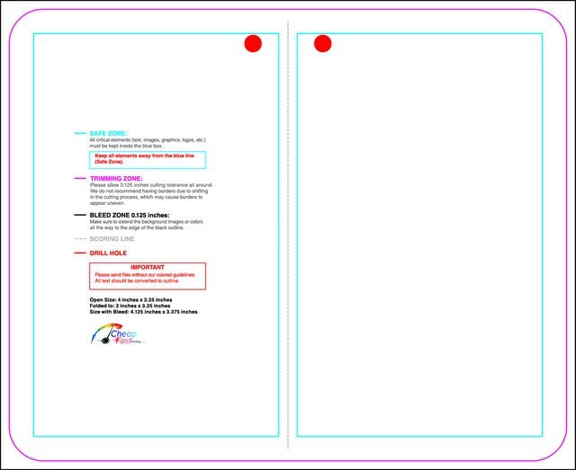 Hangtags 4inx3.25in Front Round Front guideline preview