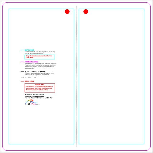 Hangtags 4inx4in Front Round Front guideline preview
