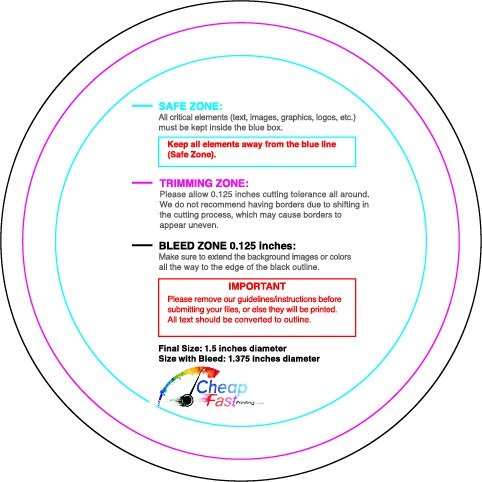 Rolllabel 1.25in Circle Front guideline preview