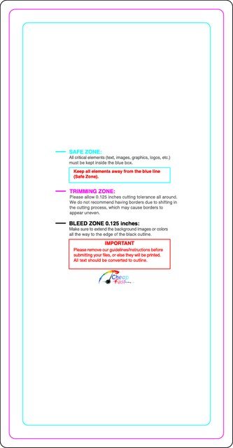 Rolllabel 1.5inx3in Rectangle V Front guideline preview