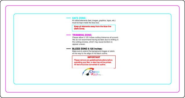 Rolllabel 1inx2in Rectangle H Front guideline preview
