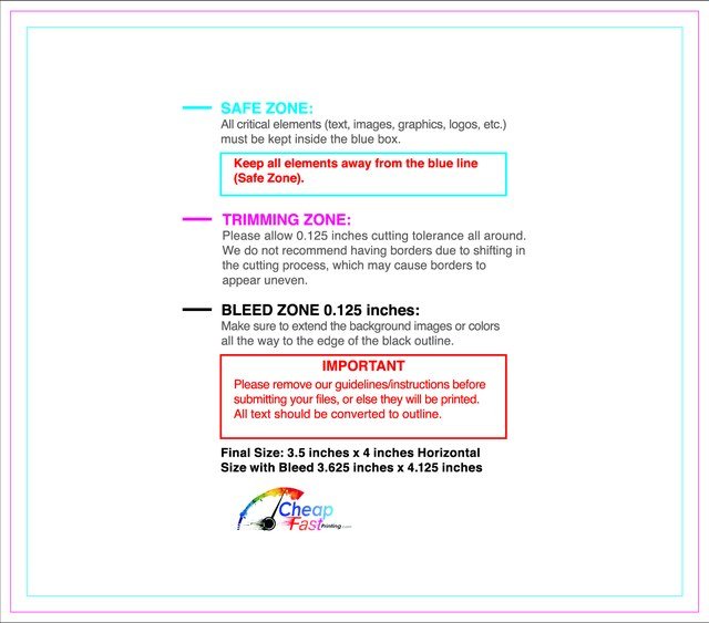 Rolllabel 3.5inx4in Rectangle H Front guideline preview