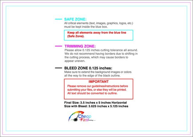 Rolllabel 3.5inx5in Rectangle H Front guideline preview