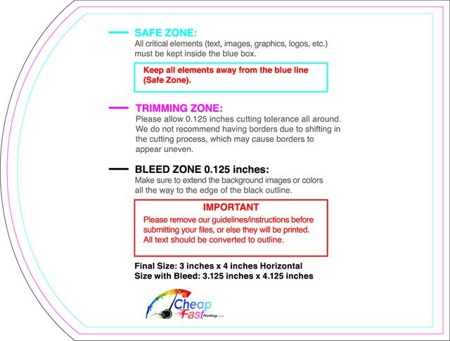 Rolllabel 3inx4in Arch H Front guideline preview