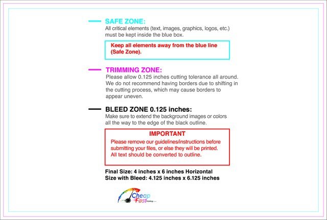 Rolllabel 4inx6in Rectangle H Front guideline preview