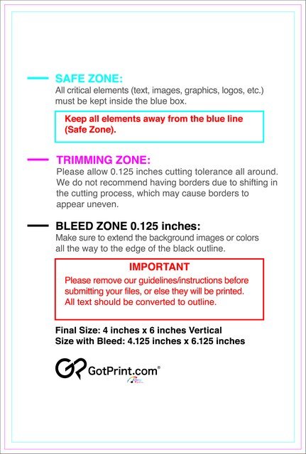 Rolllabel 4inx6in Rectangle V Front guideline preview