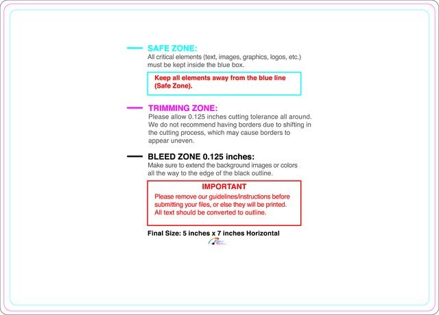 Rolllabel 5inx7in Rectangle H Front guideline preview