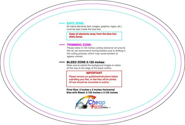 Rolllabel 2inx3in Oval H guideline preview