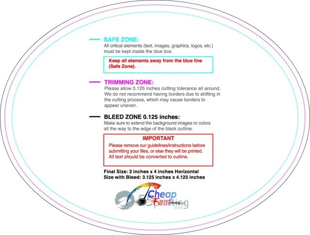 Rolllabel 3inx4in Oval H guideline preview