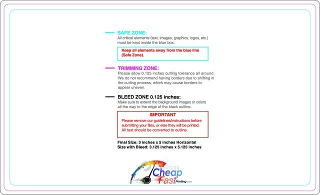 Rolllabel 3inx5in Rectangle H guideline preview