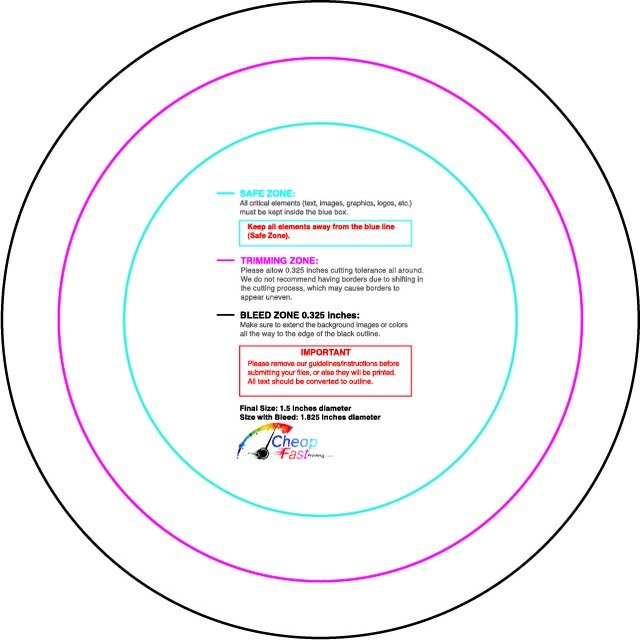 Sticker 1.5in Circle Front guideline preview