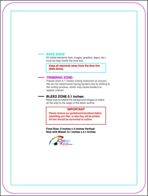 Sticker 3inx4in V Round Front guideline preview