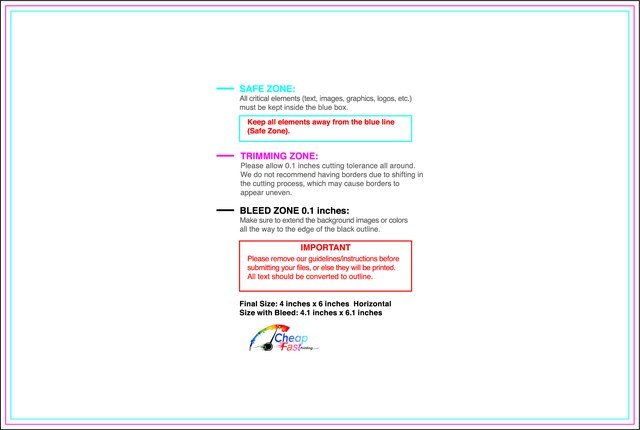 Sticker 4inx6in H Front guideline preview