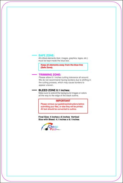 Sticker 4inx6in V Round Front guideline preview