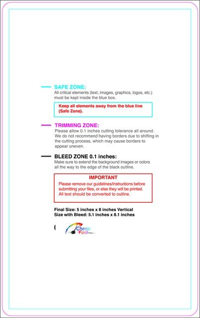Sticker 5inx8in V Round Front guideline preview