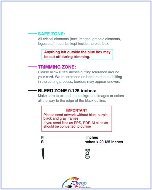 Windowcling 16inx20in V Front guideline preview