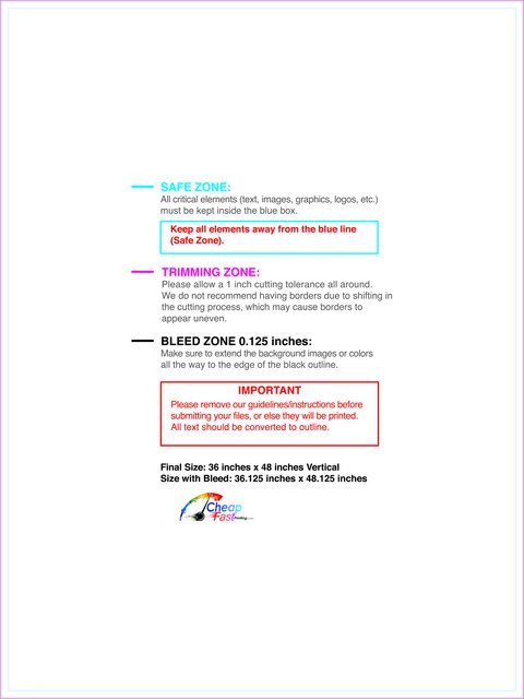 Banner 3ftx4ft V Front guideline preview