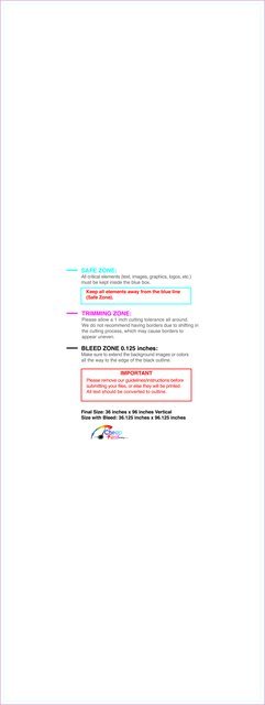 Banner 3ftx8ft V Front guideline preview
