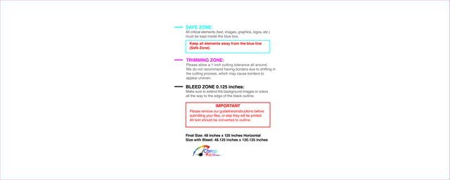 Banner 4ftx10ft H Front guideline preview