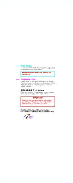 Banner 4ftx10ft V Front guideline preview