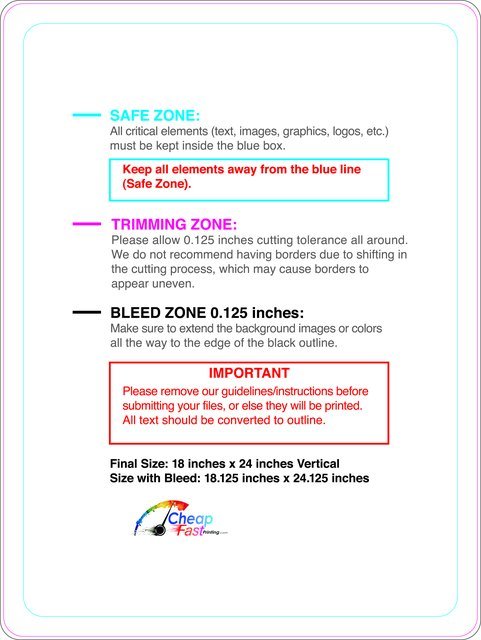 Windowcling 18inx24in V Round Front guideline preview