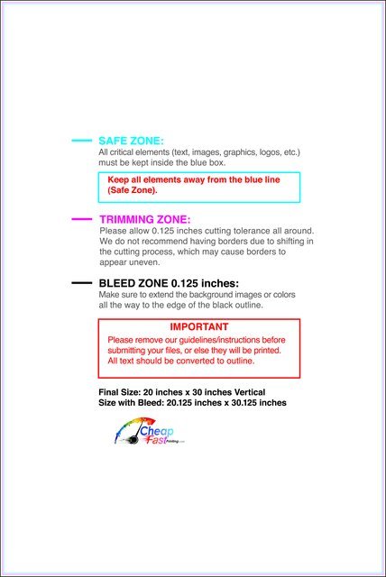 Windowcling 20inx30in V Front guideline preview