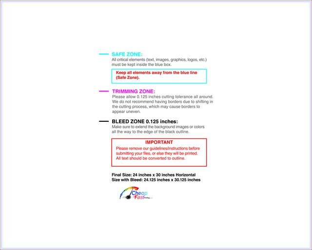 Windowcling 24inx30in H Front guideline preview
