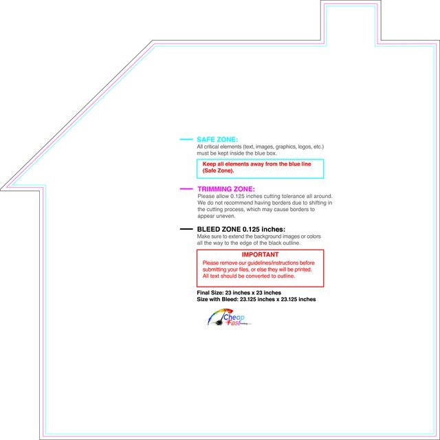 Windowcling Apartment 23inx23in R Front guideline preview
