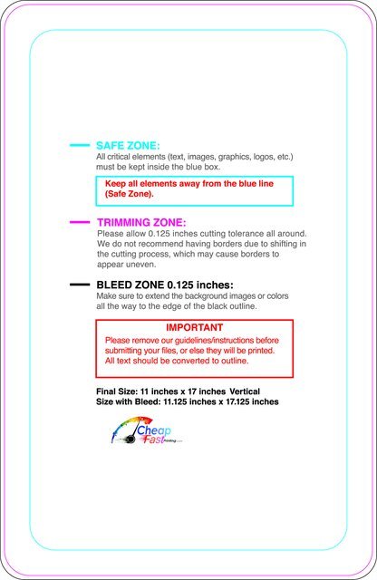 Windowdecal 11inx17in V Round Front guideline preview