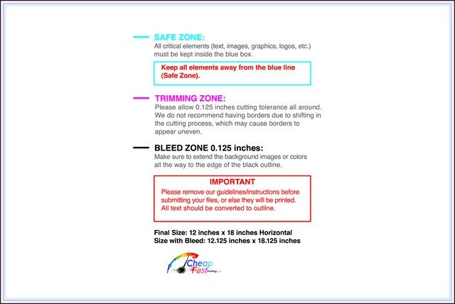 Windowdecal 12inx18in H Front guideline preview