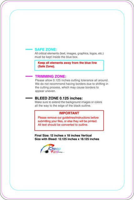 Windowdecal 12inx18in V Round Front guideline preview