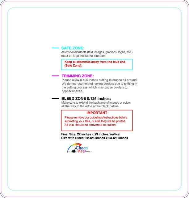 Windowdecal 22inx23in V Round Front guideline preview