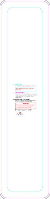 Windowdecal 6inx24in V Round Front guideline preview