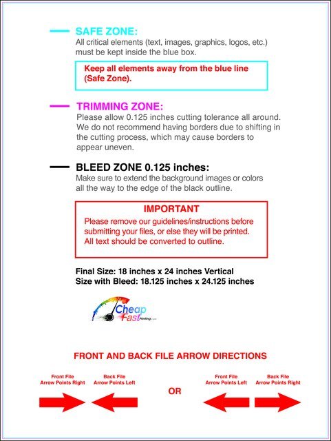 Yardsign 18inx24in V Front guideline preview