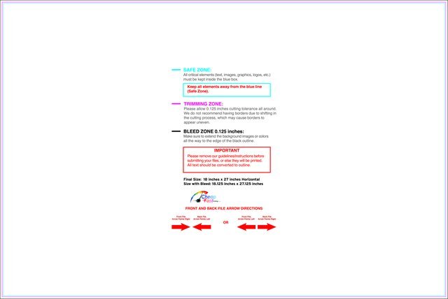 Yardsign 18inx27in H Front guideline preview