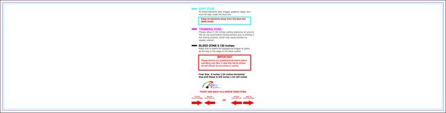 Yardsign 6inx24in H Front guideline preview