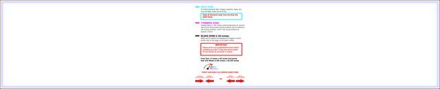 Yardsign 6inx30in H Front guideline preview